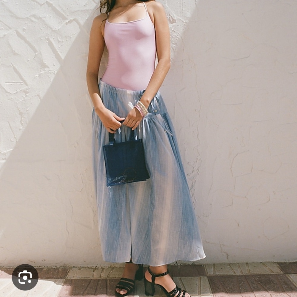Maryam nassir zadeh j crew cotton ombré skirt
